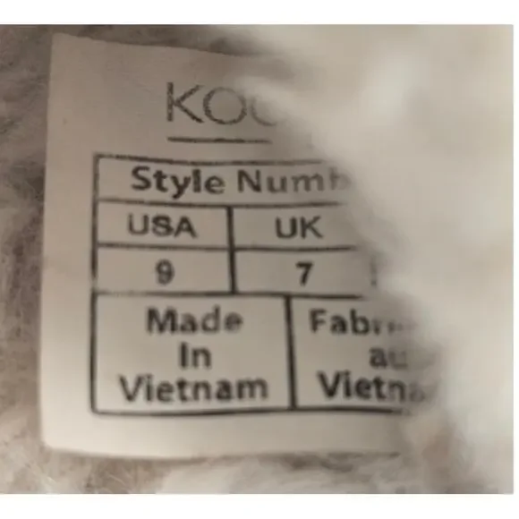 UGG Koolabura Fur Slipper Slide Sandal Women's Size 9. - Picture 7 of 7